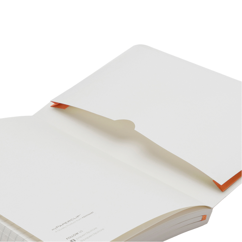 myPAPERCLIP Signature Series Vegan Leather Softcover A5 Notebook - Green