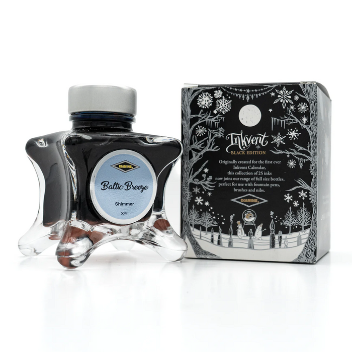 Diamine Black Edition Ink - Baltic Breeze Shimmering