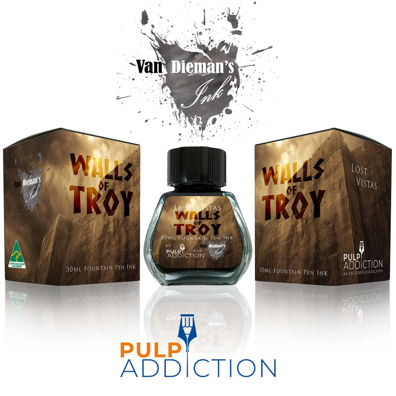 Van Dieman's Pulp Addiction Exclusive Ink - Lost Vistas - Walls of Troy 30ml