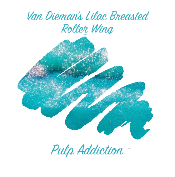 Van Dieman's Birds of a Feather Ink - Lilac Breasted Roller Wing Shimmering - 2ml Sample
