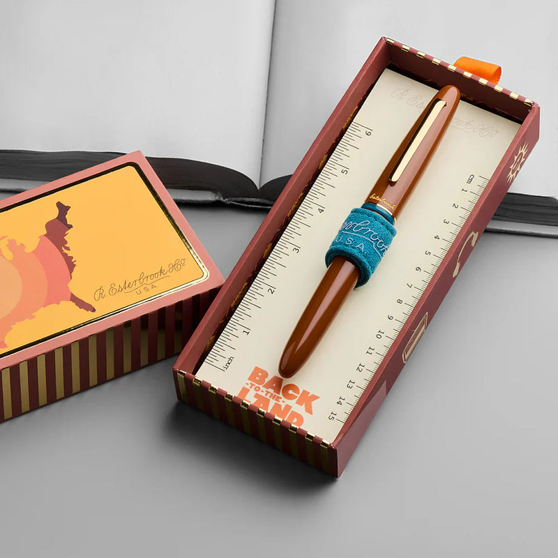 Esterbrook Estie Back to the Land Fountain Pen - Incredible Rock (Brown), Custom Nib