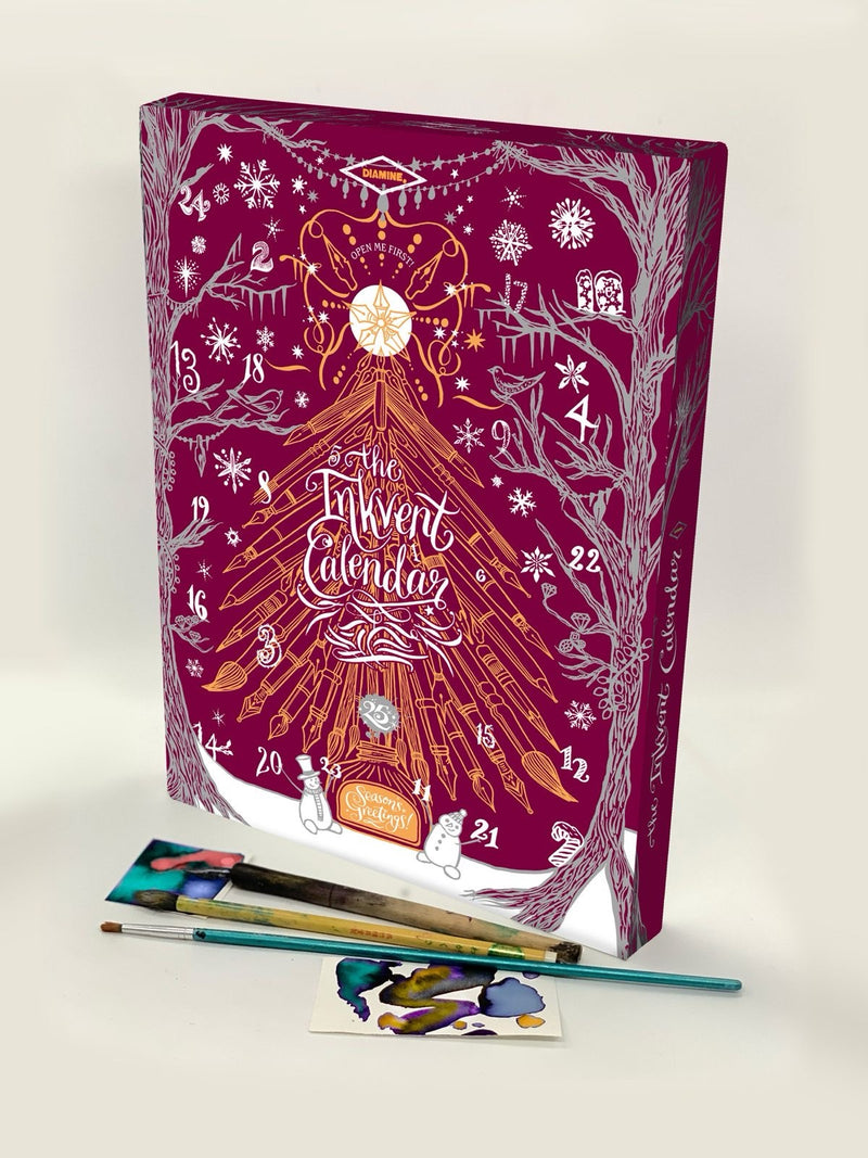 Diamine 2026 Inkvent Calendar - Burgundy Edition [PRE-ORDER]