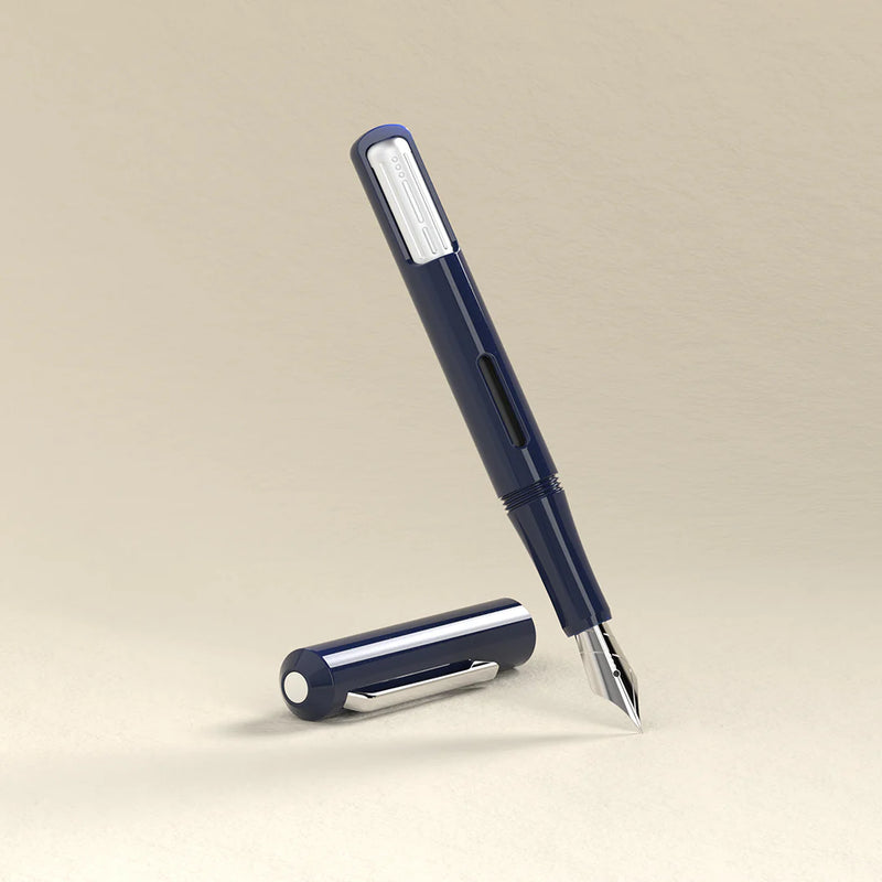 Endless Captiva Fountain Pen - Deep Ocean Chrome