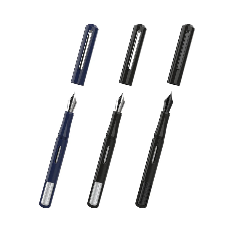Endless Captiva Fountain Pen - Deep Ocean Chrome