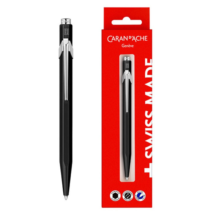 Caran d'Ache 849 Ballpoint Pen, Blister Box - Matte Black