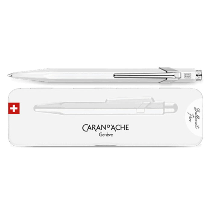 Caran d'Ache 849 Bille Ballpoint Pen - White