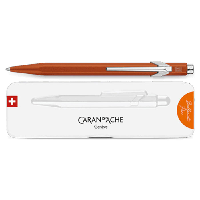 Caran d'Ache 849 Bille Colormat-X Ballpoint Pen - Orange