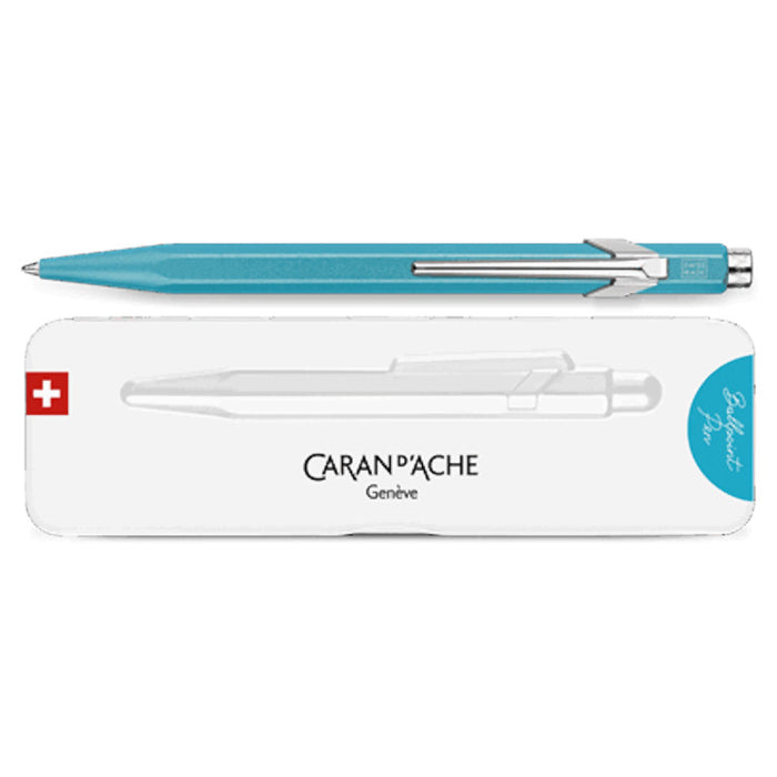 Caran d'Ache 849 Bille Colormat-X Ballpoint Pen - Turquoise