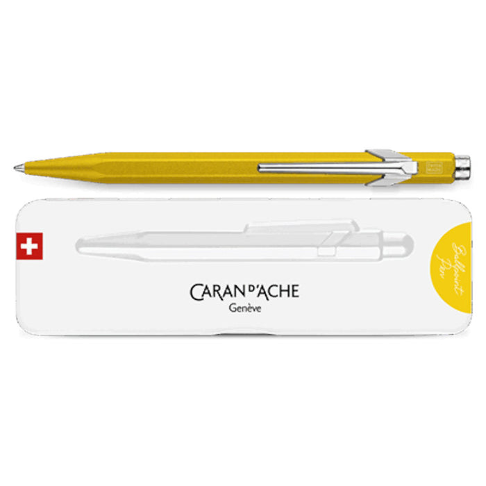 Caran d'Ache 849 Bille Colormat-X Ballpoint Pen - Yellow