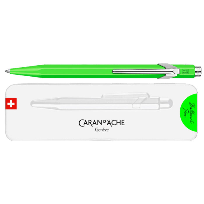 Caran d'Ache 849 Fluo Ballpoint Pen - Fluo Green