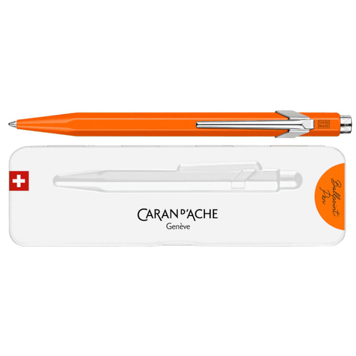 Caran d'Ache 849 Fluo Ballpoint Pen - Fluo Orange