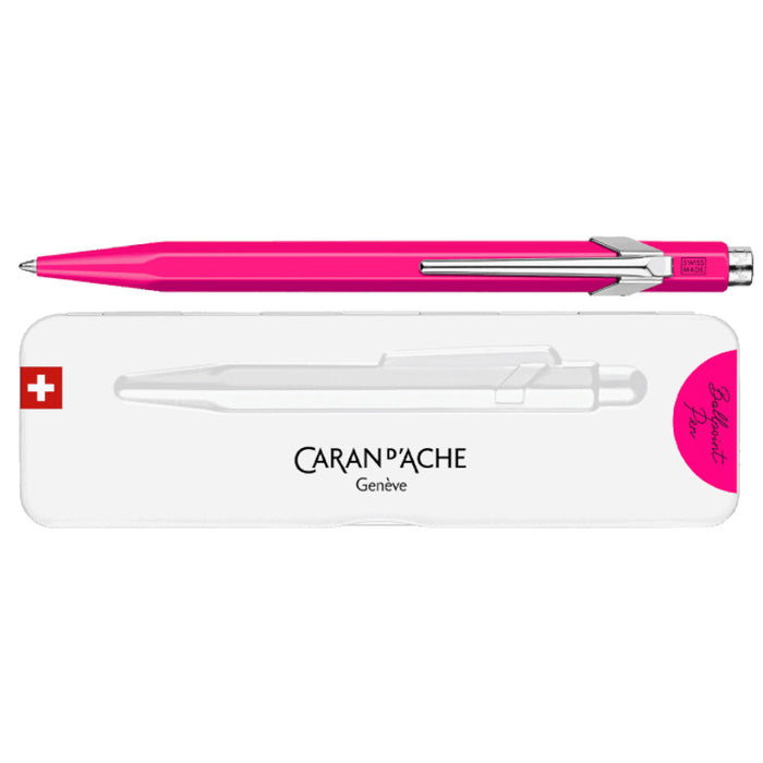 Caran d'Ache 849 Fluo Ballpoint Pen - Fluo Pink