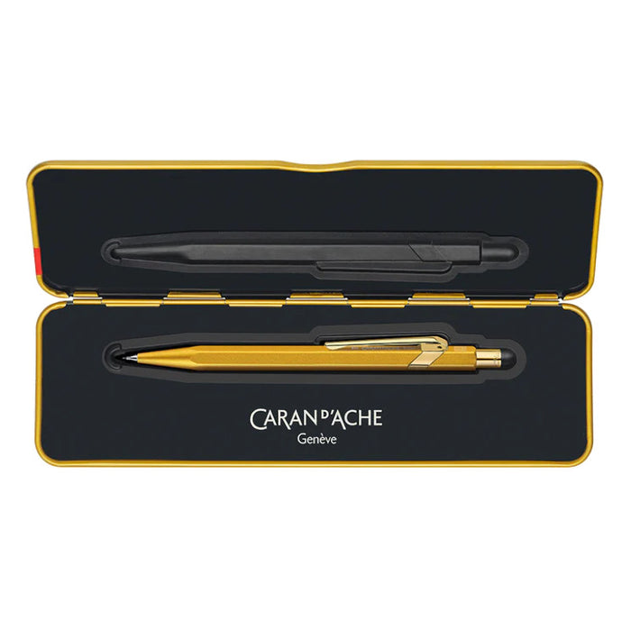 Caran d'Ache 849 Bille Premium Ballpoint Pen - Gold Bar