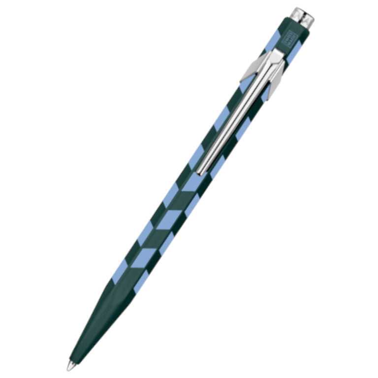 Caran d'Ache 849 Mosaic Ballpoint Pen - Spruce Green