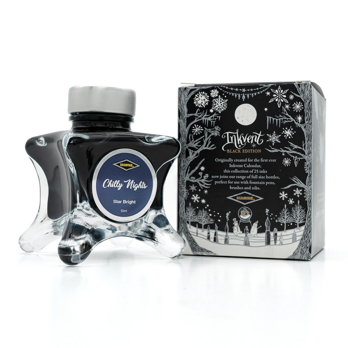Diamine Black Edition Ink - Chilly Nights Starbright