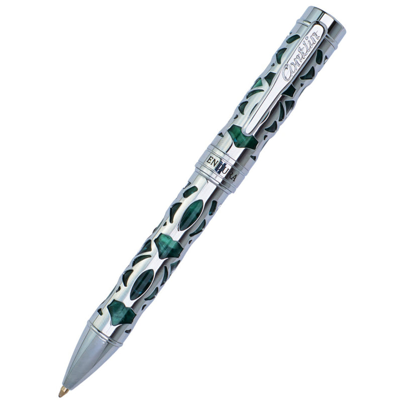 Conklin Endura Deco Crest Ballpoint Pen - Forest Green