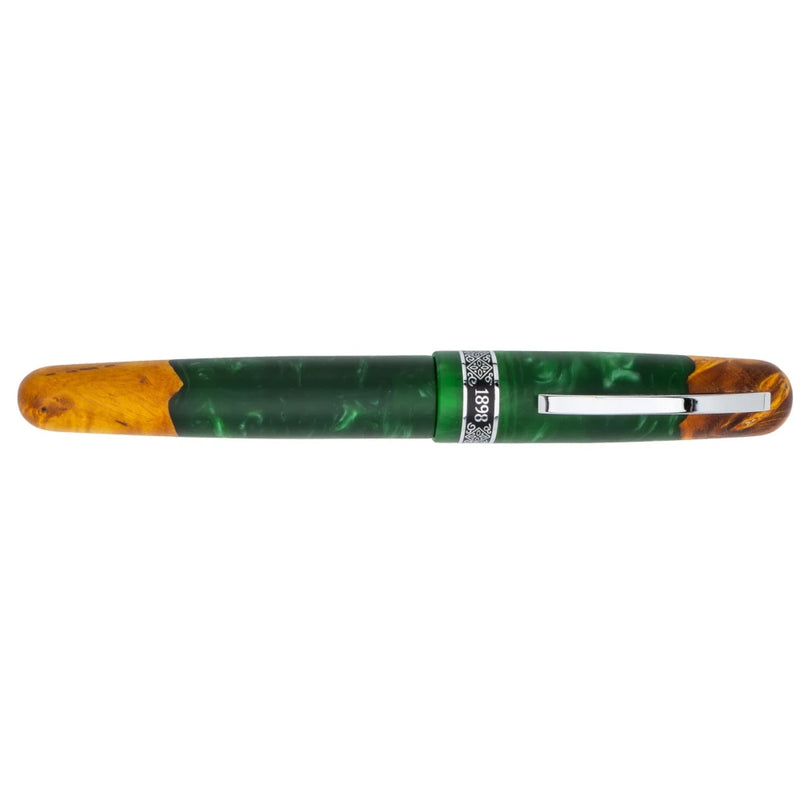 Conklin 1898 Limited Edition Spectra Fusion Fountain Pen - Green Chrome