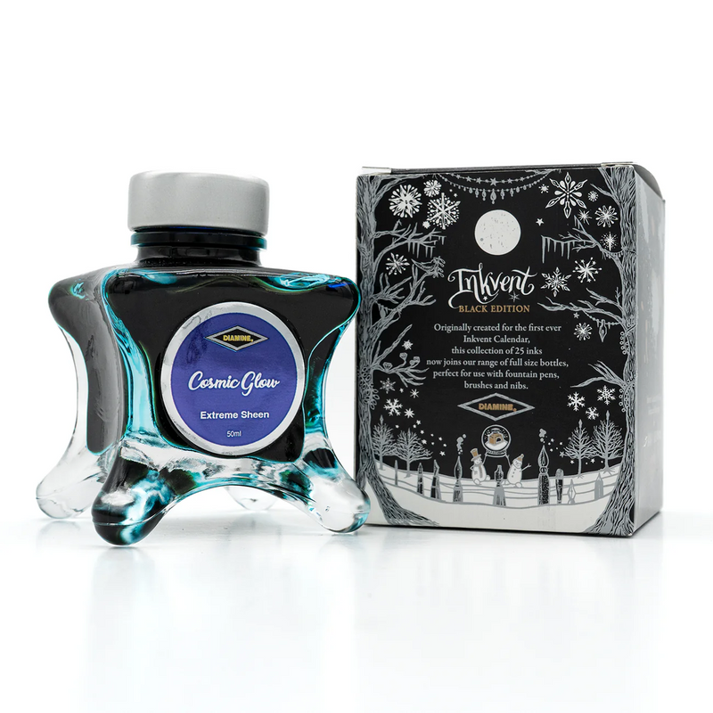 Diamine Black Edition Ink - Cosmic Glow Extreme Sheen