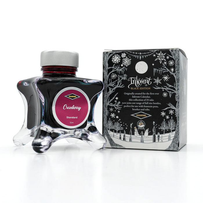 Diamine Black Edition Ink - Cranberry