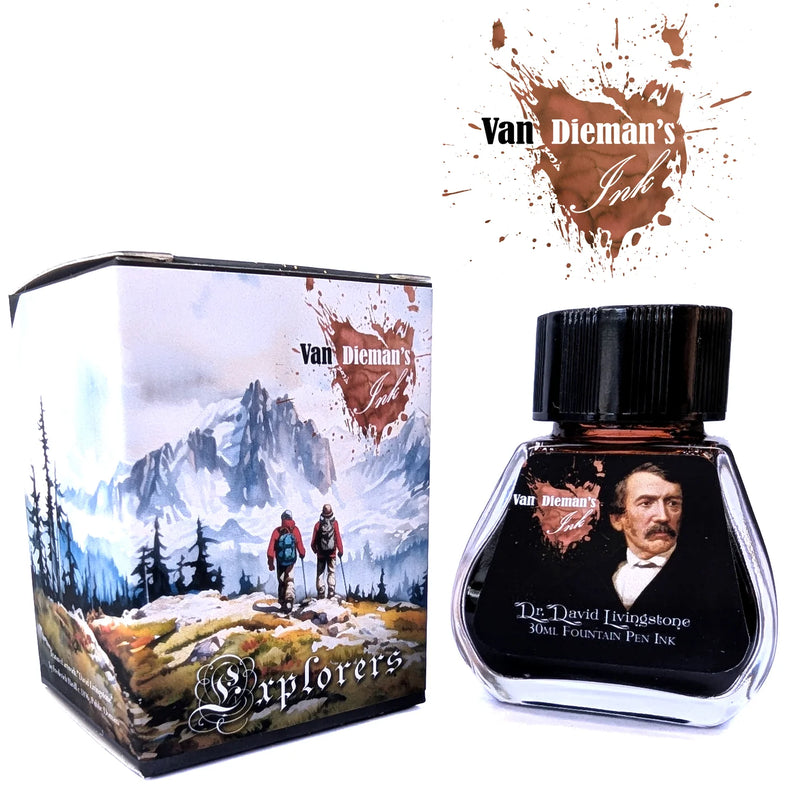 Van Dieman's Explorers Fountain Pen Ink - Dr. David Livingstone 30ml