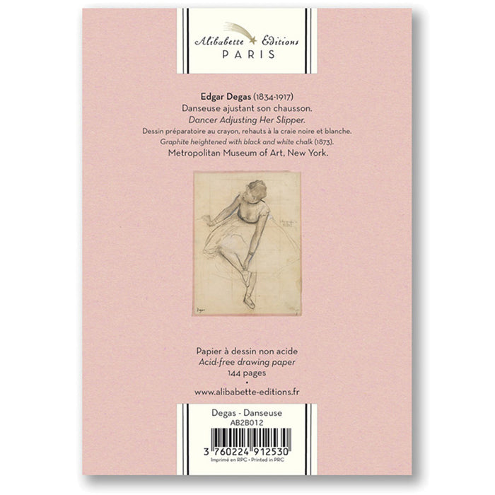 Alibabette Editions B6 Pocket Sketchbook - Degas Danseuse