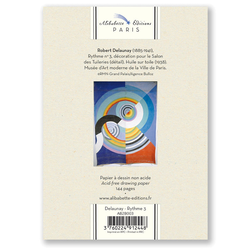 Alibabette Editions B6 Pocket Sketchbook - Delaunay Rythme 3