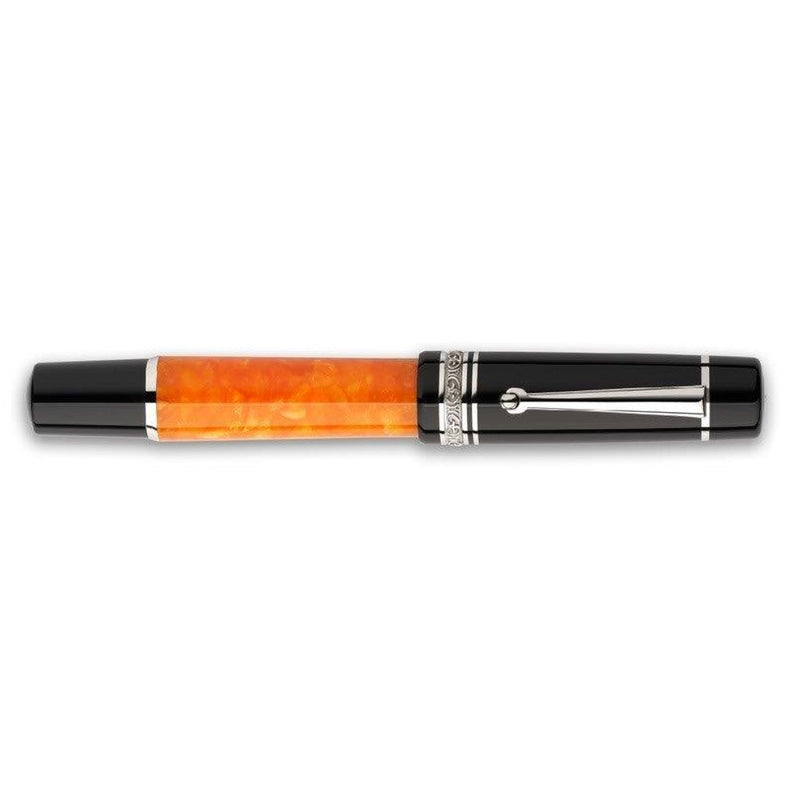 Delta DV Original Mid-Size Fountain Pen - Palladium Trim