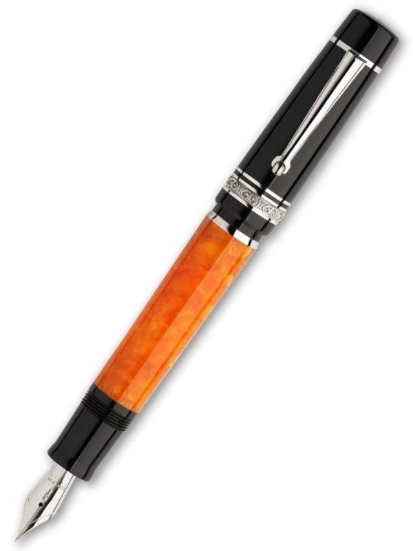 Delta DV Original Mid-Size Fountain Pen - Palladium Trim