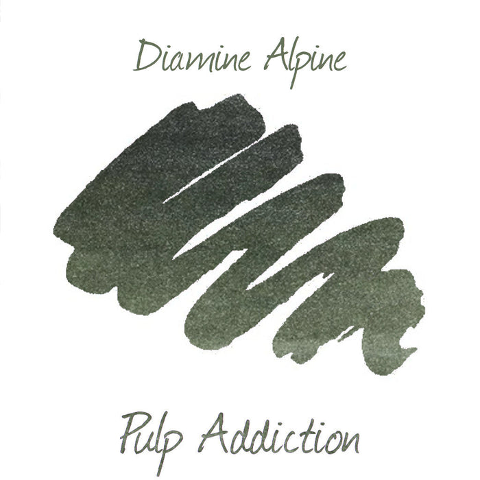 Diamine Green Edition Ink - Alpine Shimmer - 2ml Sample