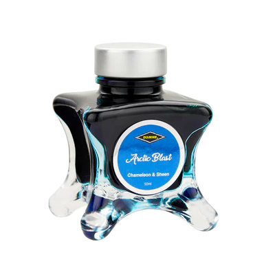 Diamine Green Edition Ink - Arctic Blast Chameleon & Sheen - 50ml