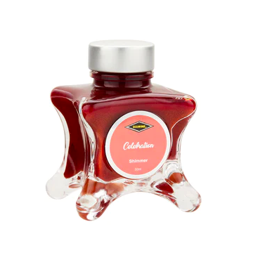 Diamine Green Edition Ink - Celebration Shimmer - 50ml