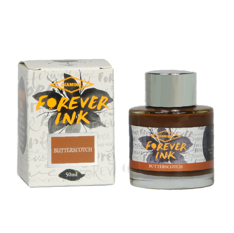 Diamine Forever Ink Fountain Pen Ink - Butterscotch 50ml