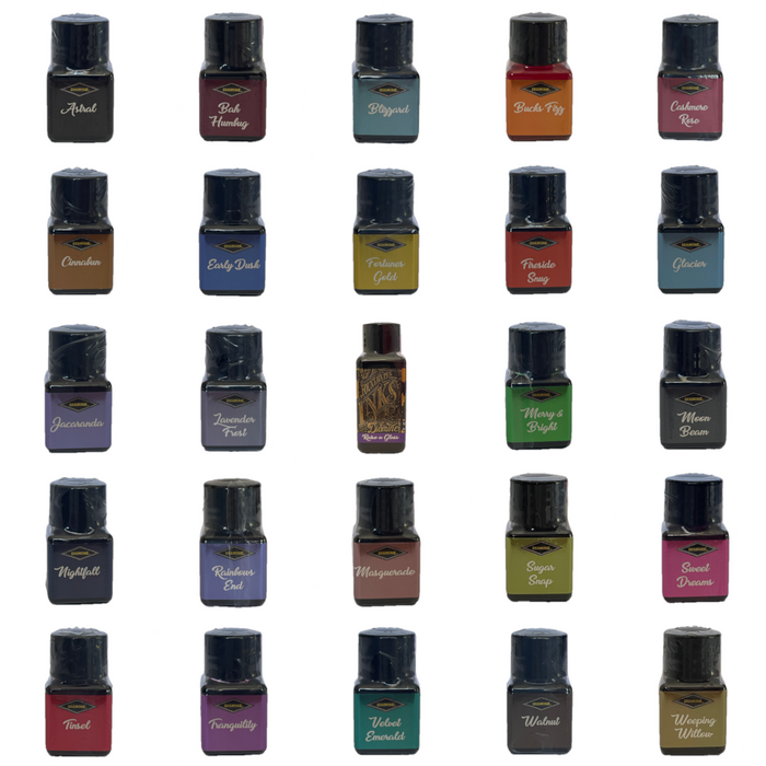 Diamine Purple Edition Inks - Complete Line 25 Bottles (12ml & 30ml)