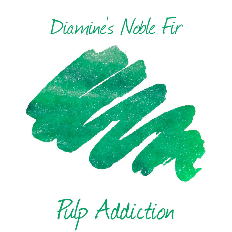 Diamine Black Edition Ink - Noble Fir Starbright - 2ml Sample