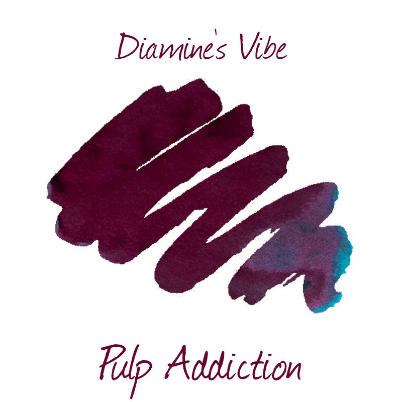Diamine Black Edition Ink - Vibe Extreme Sheen - 2ml Sample