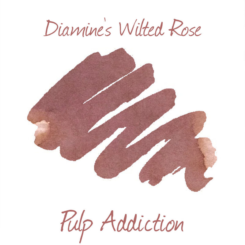 Diamine Black Edition Ink - Wilted Rose - 2ml Sample