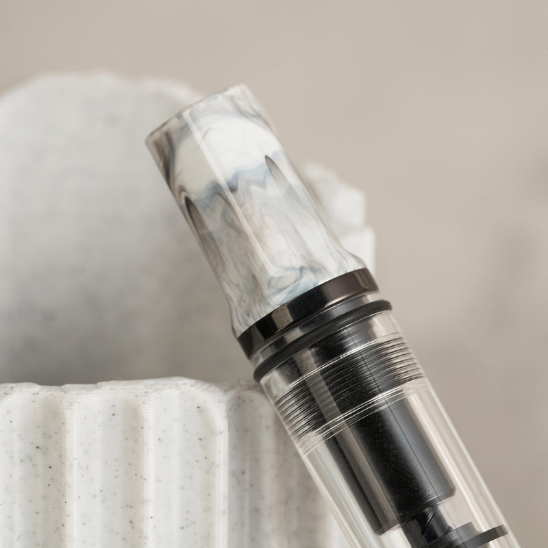 TWSBI Eco Fountain Pen - Carrara with Onyx