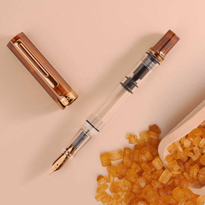 TWSBI Eco Fountain Pen - Rootbeer with Bronze