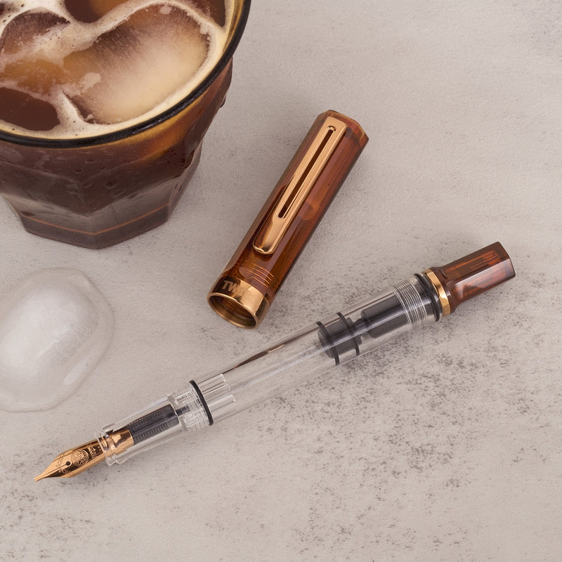 TWSBI Eco Fountain Pen - Rootbeer with Bronze