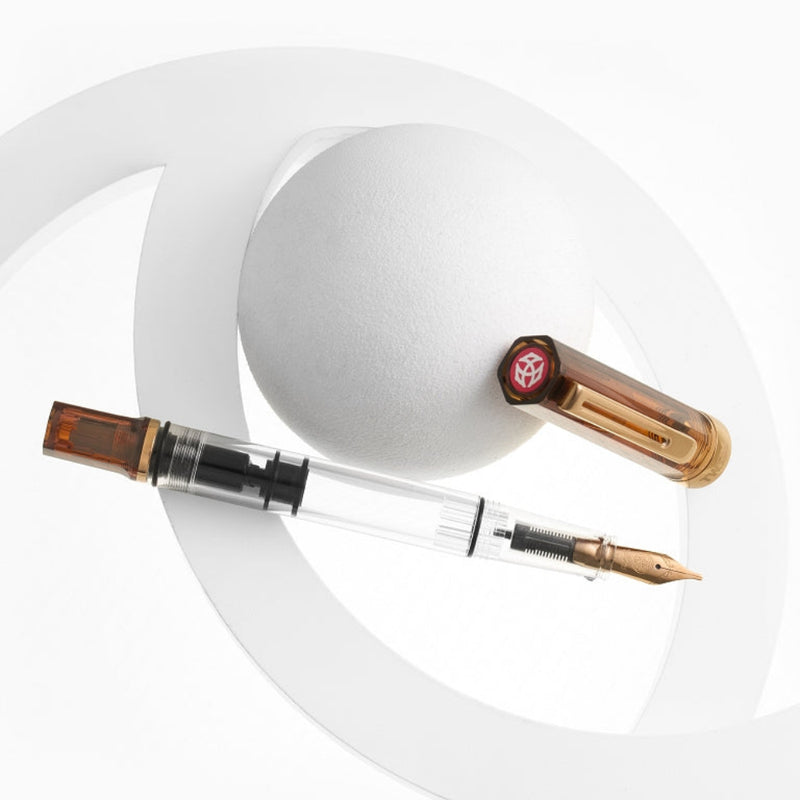 TWSBI Eco Fountain Pen - Rootbeer with Bronze