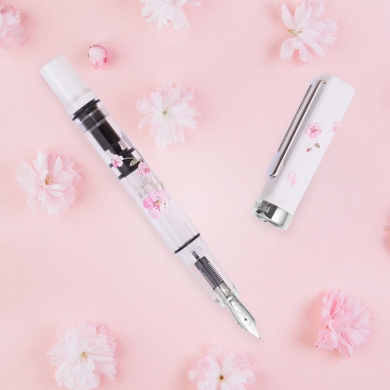 TWSBI Eco Fountain Pen - White, Cherry Blossom [PRE-ORDER STARTS 11 SEP]