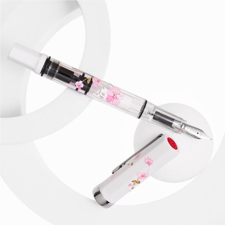 TWSBI Eco Fountain Pen - White, Cherry Blossom [PRE-ORDER STARTS 11 SEP]