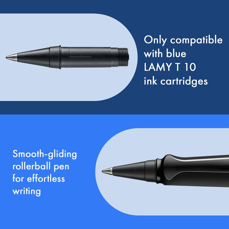 Lamy Z140 Safari Ink Cartridge Rollerball Pen Tip – Black