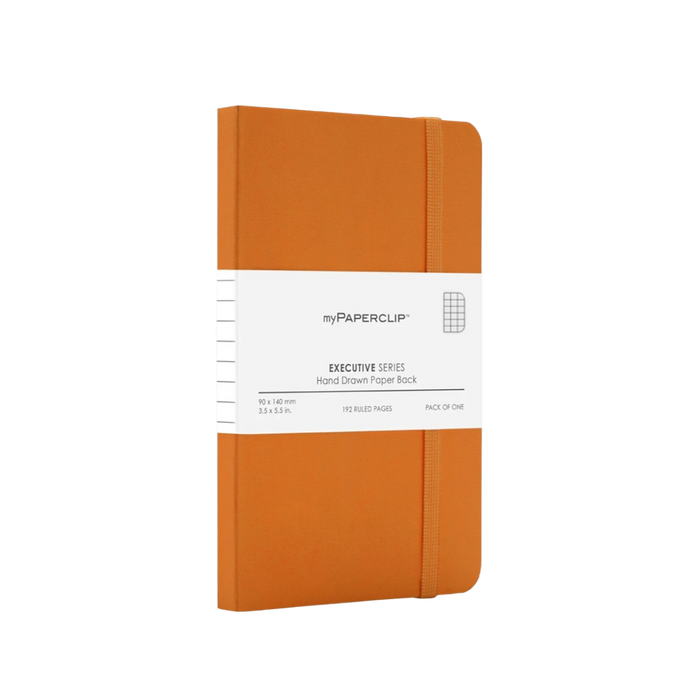 myPAPERCLIP Executive Series Softcover A6 Notebook - Orange