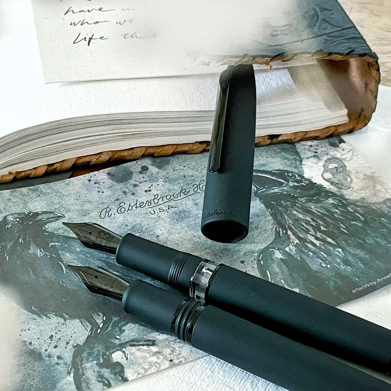 Esterbrook Estie Raven Fountain Pen - Matte Black w/ Black Trim