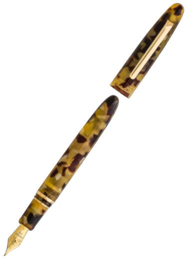 Esterbrook Estie Tortoise Fountain Pen - Gold Trim, Custom Nib
