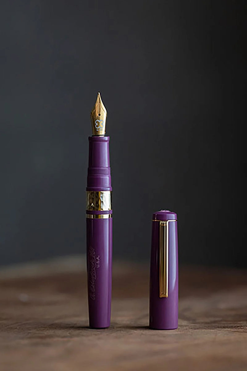 Esterbrook Model J Ebonite Fountain Pen - Blackberry - Custom Nib