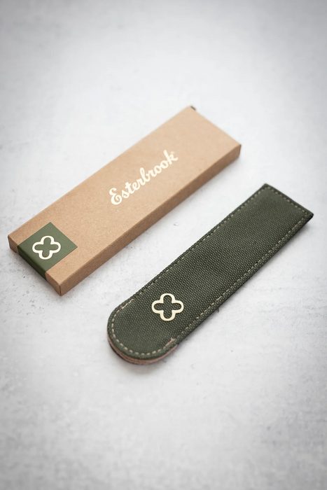 Esterbrook Canvas Single Pen Sleeve Green