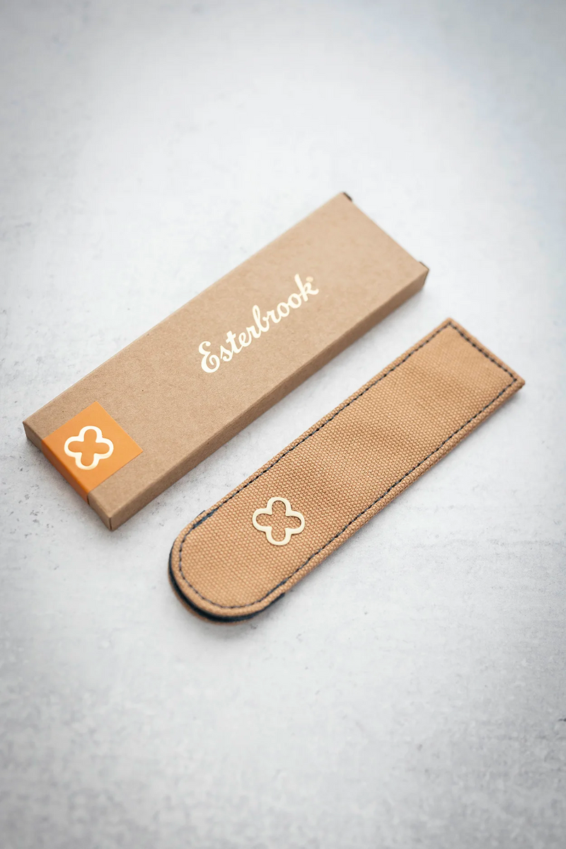Esterbrook Canvas Single Pen Sleeve Tan