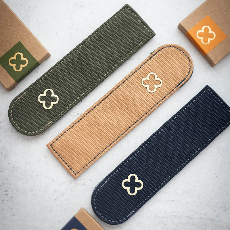 Esterbrook Canvas Single Pen Sleeve Navy